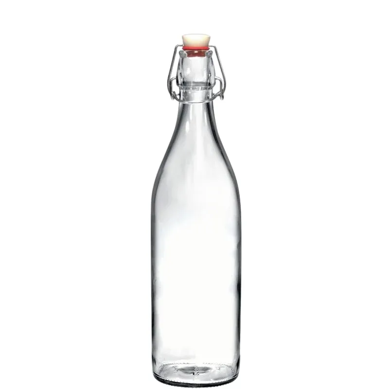 Non Perdere 1 Litro - Bormioli Rocco Giara Bottiglia Acqua in Vetro - Set 6 Pezzi