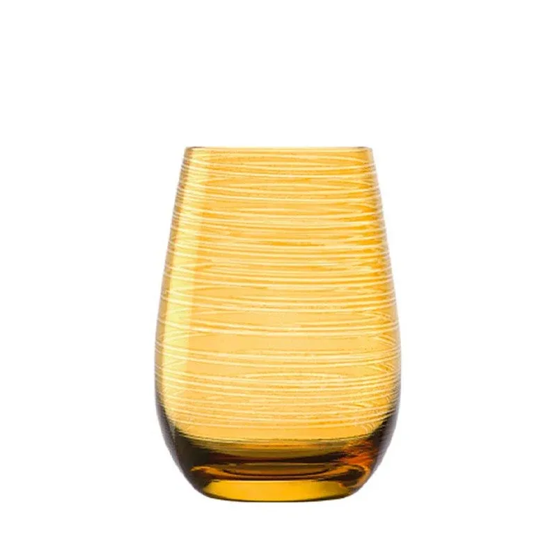 46.5 cl - Stolzle Lausitz Twister Bicchiere Acqua in Vetro - Set 6 Pezzi Prezzo Conveniente