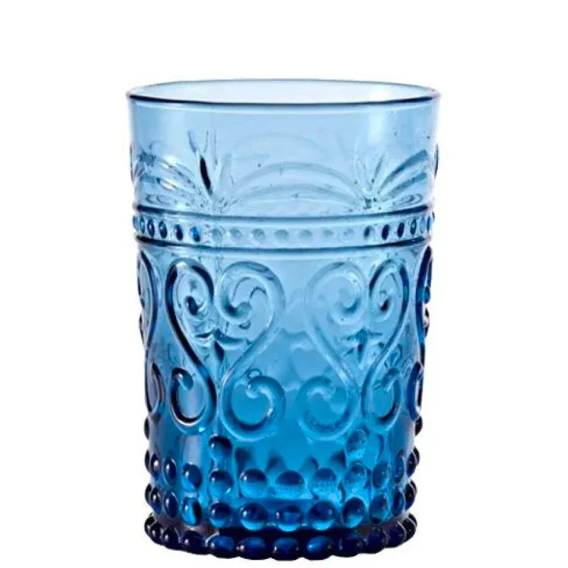 Compra Online 27 cl - Zafferano Provenzale Bicchiere Acqua in Vetro - Set 6 Pezzi