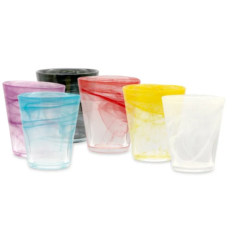 28 cl - Kosmo Bicchiere Acqua in Vetro - Set 6 Pezzi Non Perdere