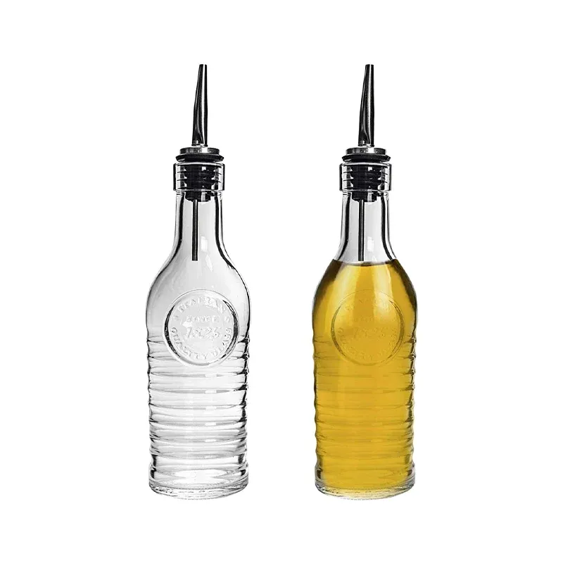 A Buon Prezzo 26.8 cl - Bormioli Rocco Officina 1825 Set Olio e Aceto in Vetro - Set 2 Pezzi