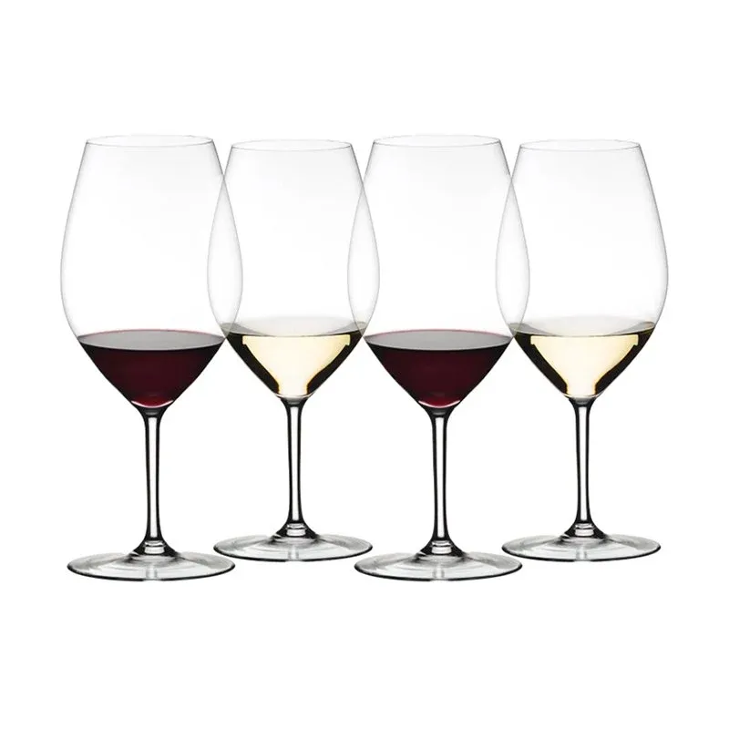 99.5 cl - Riedel Wine Friendly Calice Vino Rosso in Vetro - Set 4 Pezzi Ultima Occasione