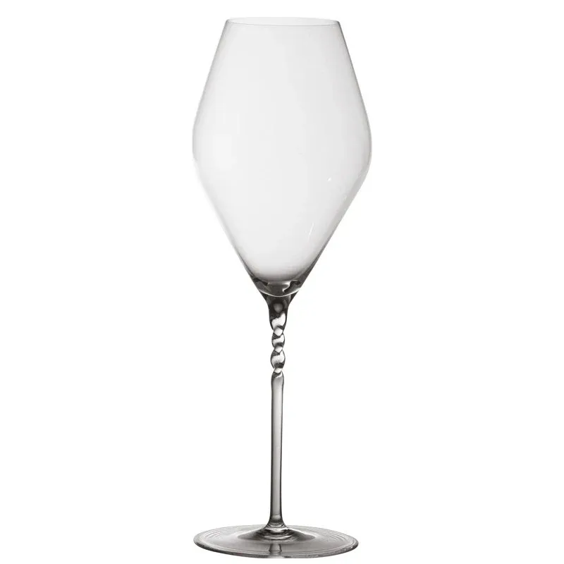 45 cl - Zafferano Jcl Calice Flute Gambo a Spirale in Vetro - Set 2 Pezzi Scelto Dai Clienti