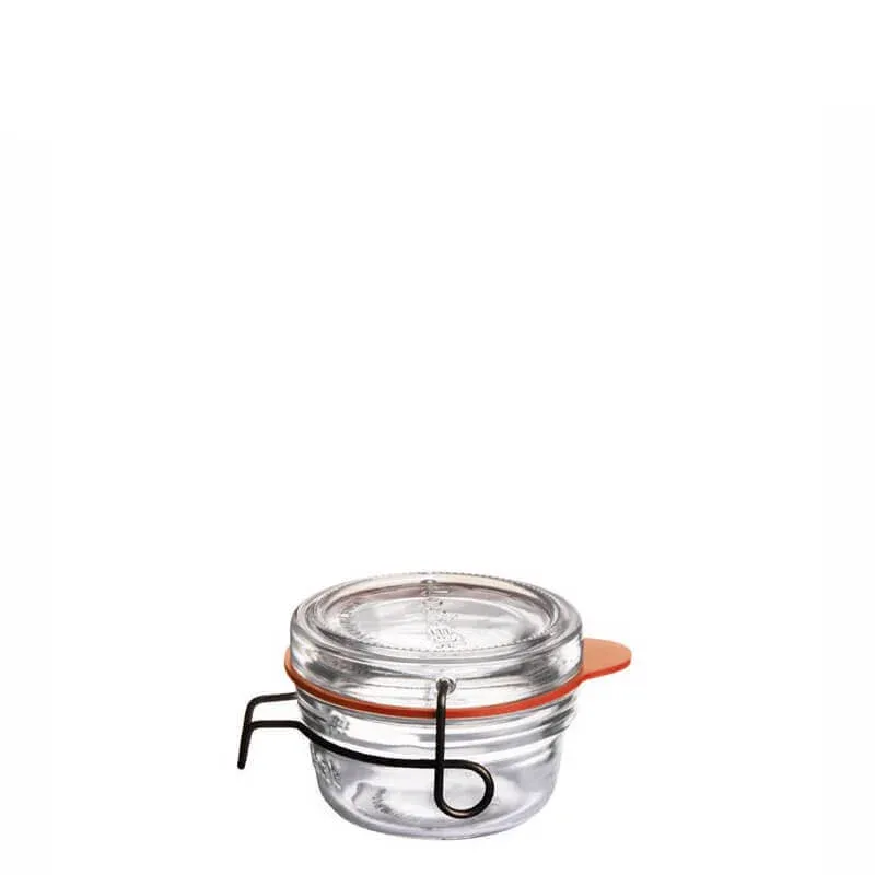 Ultima Occasione 8 cl - Bormioli Luigi Lock Eat Vasetto Ermetico in Vetro - Set 6 Pezzi