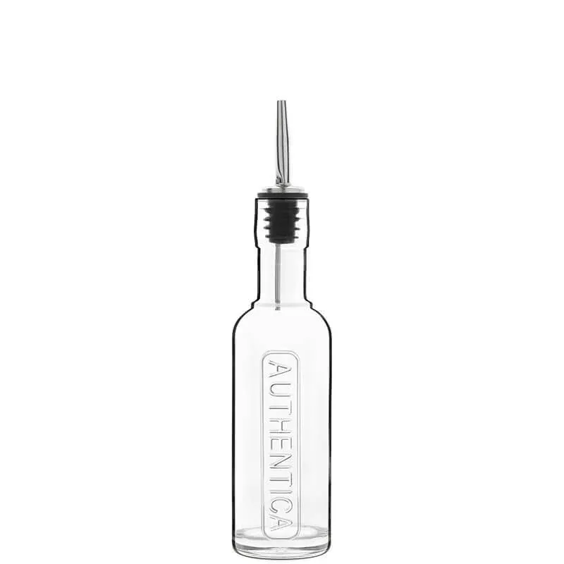25 cl - Bormioli Luigi Optima Autentica Bottiglia Con Beccuccio Versatore in Vetro Ultime Pezzi