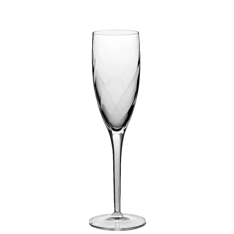 19.5 cl - Bormioli Luigi Canaletto Calice Flute in Vetro - Set 4 Pezzi Direttamente Dal Produttore