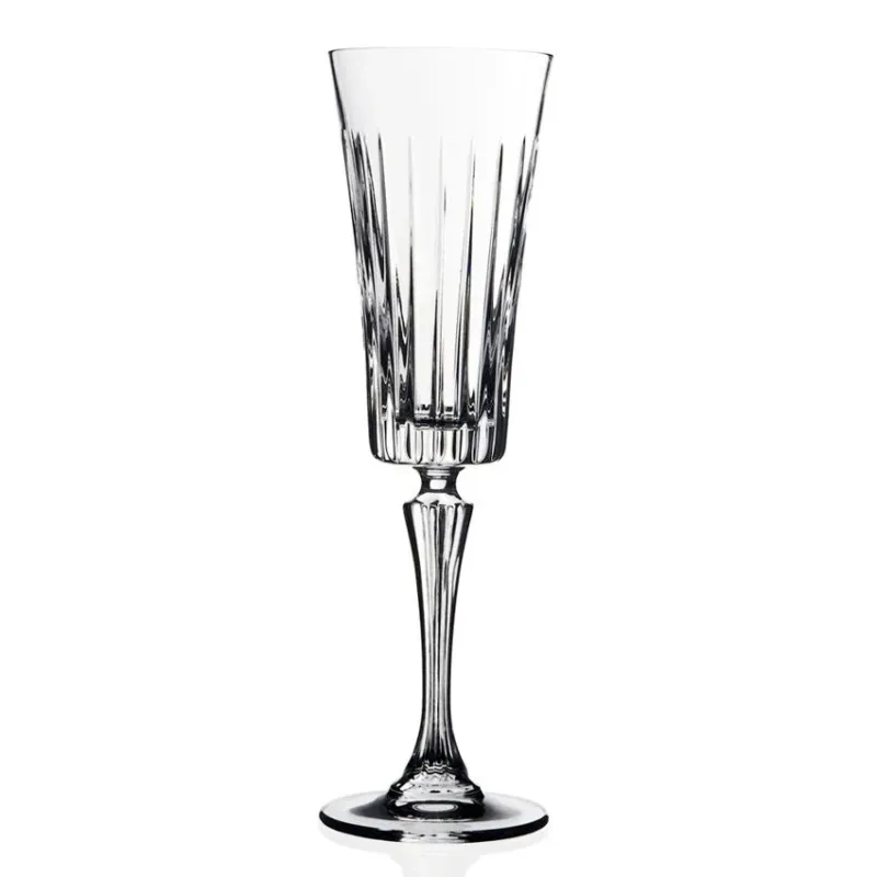 21 cl - RCR Timeless Calice Flute in Vetro - Set 6 Pezzi Non Perdere
