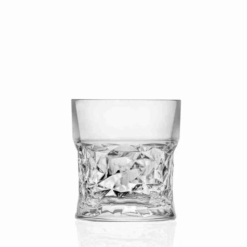 32 cl - RCR Sound Funky Bicchiere Whisky in Vetro - Set 6 Pezzi Quantità Limitata