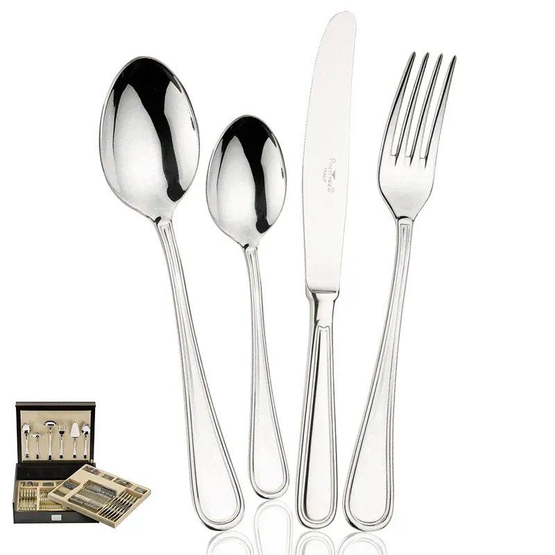 Pintinox Byron Servizio Posate In Acciaio Inox - Set 126 Pz Quantità Limitata