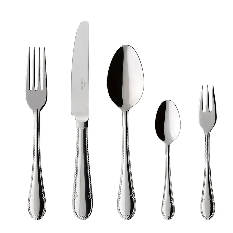 Nuovo Arrivo Villeroy & Boch Mademoiselle Servizio Posate In Acciaio Inox - Set 30 Pz