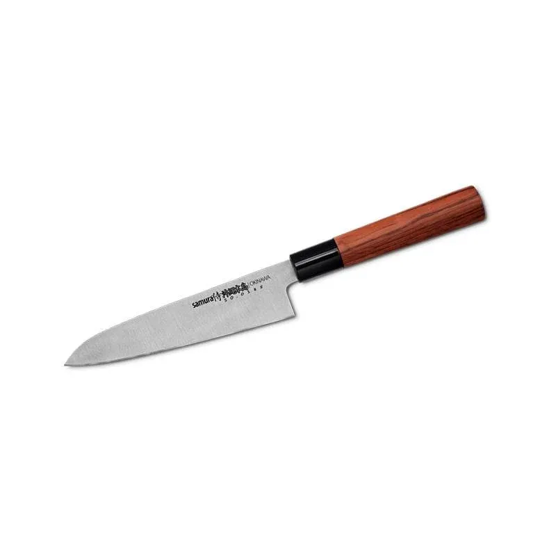 Ultimissimo Modello 17 cm - Samura Okinawa Coltello Gyuto In Acciaio Inox
