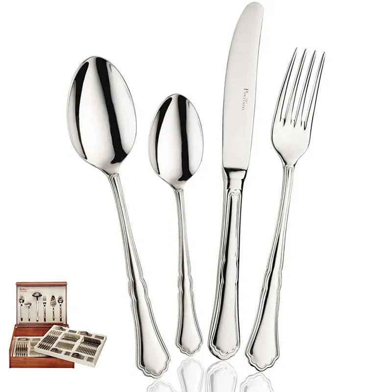 Occasione Pintinox Settecento Servizio Posate In Acciaio Inox - Set 126 Pz