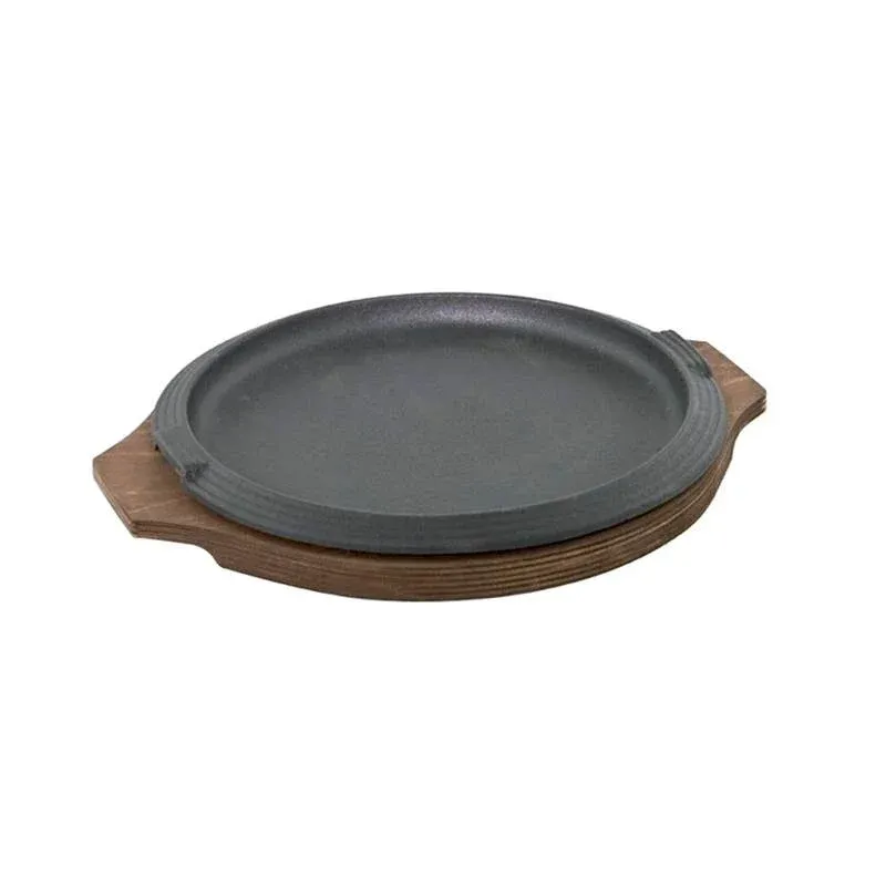 Non Perdere 16 cm - Ilsa Piatto In Ghisa Con Supporto In Legno