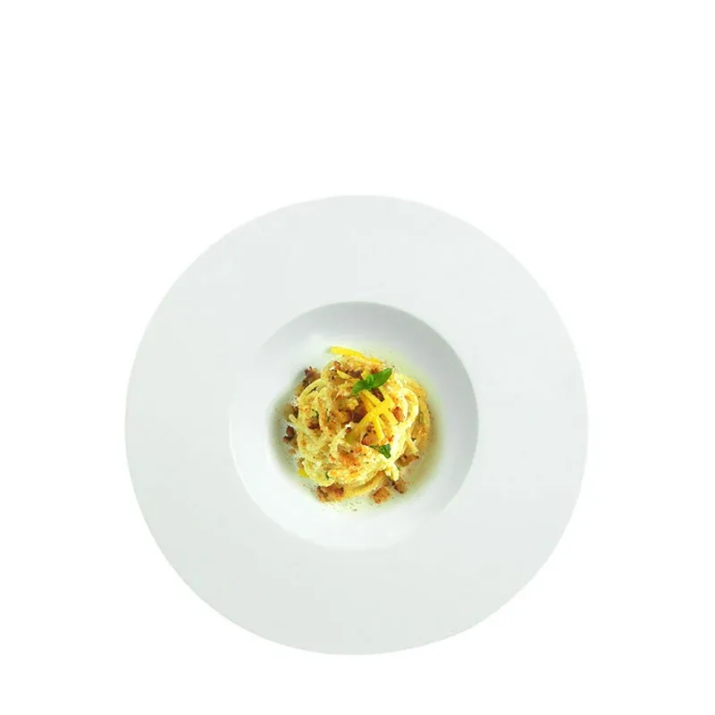 Di Tendenza 25 cm - Costa Verde Saturno Piatto Fondo In Porcellana - Set 12 Pz