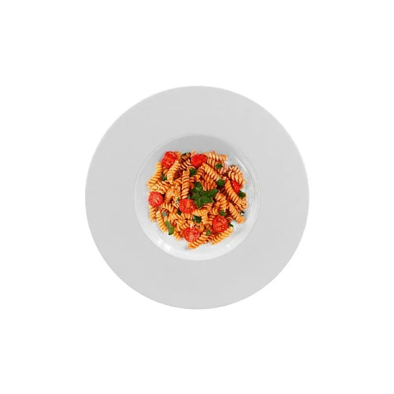 23 cm - Zen Tunisie Piatto Fondo In Porcellana - Set 6 Pz Prezzo Scontato