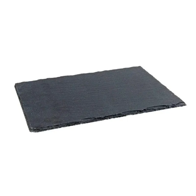 30x20 cm - Ilsa Piatto Vassoio Rettangolare In Ardesia - Set 6 Pz Miglior Prezzo