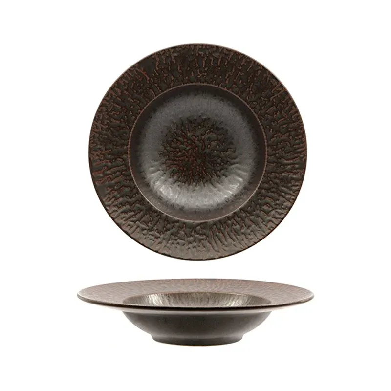 Solo Oggi 27 cm - Taal Piatto Pasta In Stoneware - Set 4 Pz