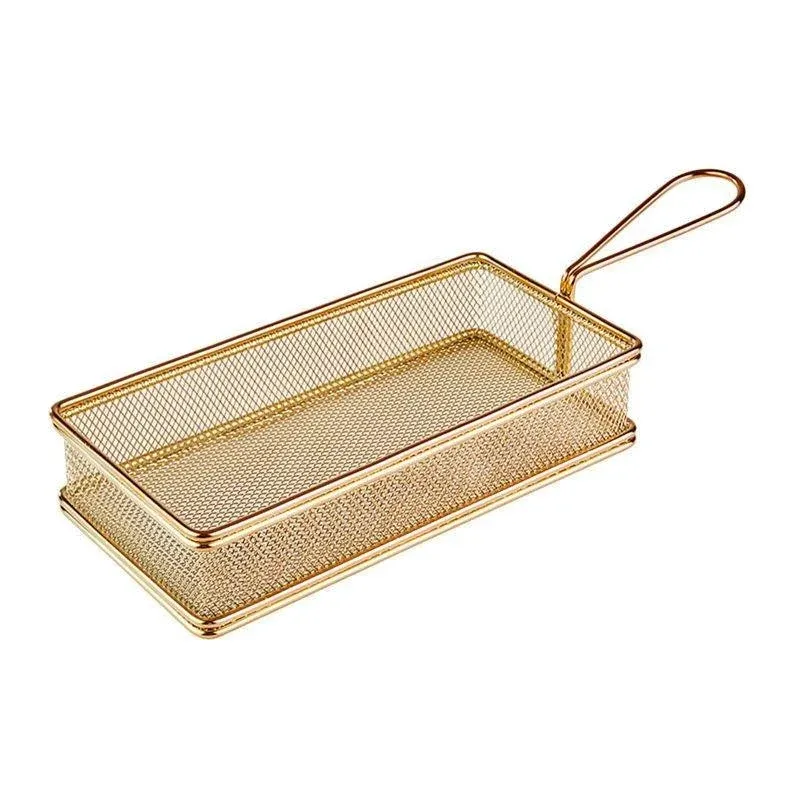 21x10 cm - Paderno Tableware Buffet & Display Cestello Porta Snack Rettangolare In Acciaio Inox Spedito Oggi