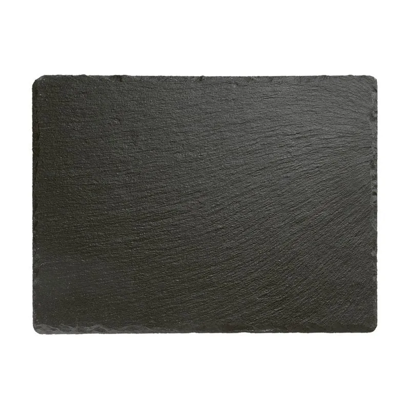 26.5x20.5 cm - Aps Piatto Vassoio Rettangolare In Ardesia Ordina Subito