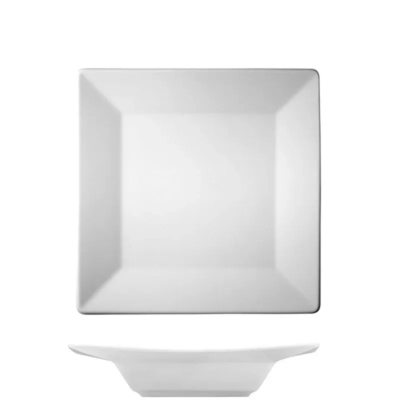 Direttamente Dal Produttore 25x25 cm - Kutahya Porselen Maya Piatto Fondo In Porcellana - Set 12 Pz