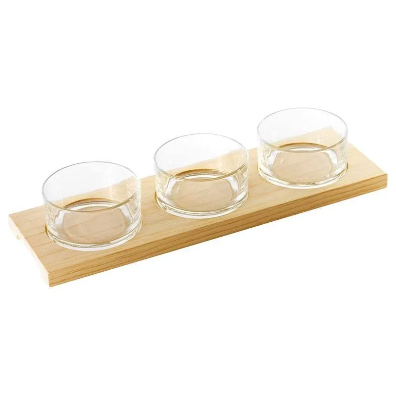 Offerta Del Giorno 14.7 cl Paderno Happy Hour Coppette per Aperitivo Con Supporto Vassoio - Set 4 Pz