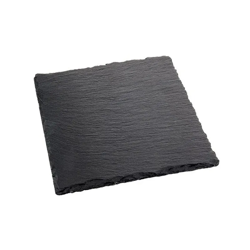 20x20 cm - Ilsa Piatto Piano In Ardesia - Set 6 Pz Spedizione Espresso