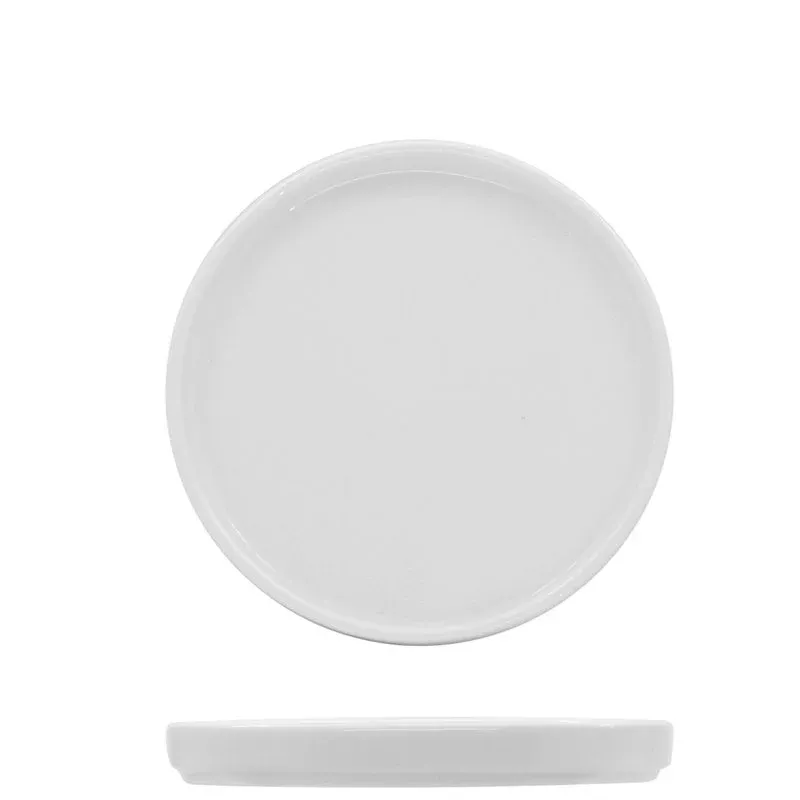 A Buon Prezzo 12 cm - Lioness Justwhite Piatto Frutta Dessert In Porcellana - Set 6 Pz