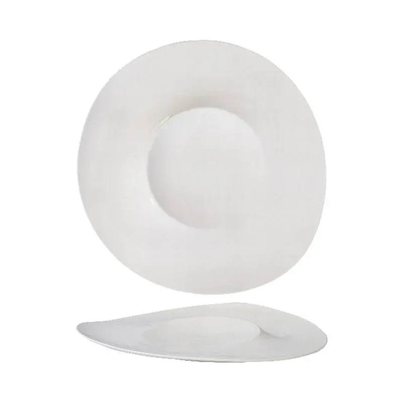 26.5 cm - Essentia Magnesium Orbit Piatto Presentazione Rotondo In Porcellana - Set 2 Pz Prezzo Scontato