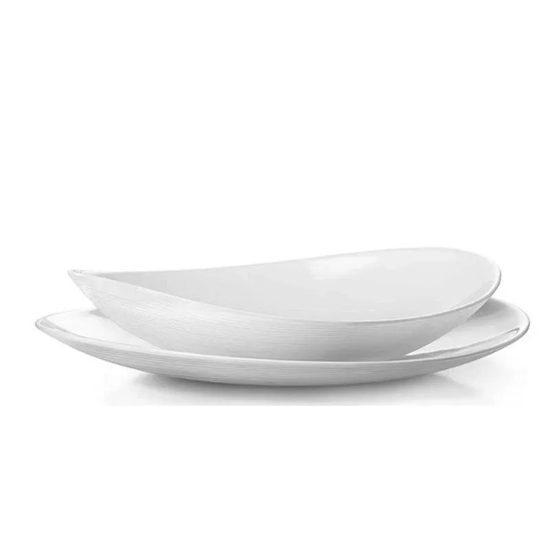 Bormioli Rocco Prometeo Servizio Piatti In Vetro Opale - Set 12 Pz Prezzo Basso