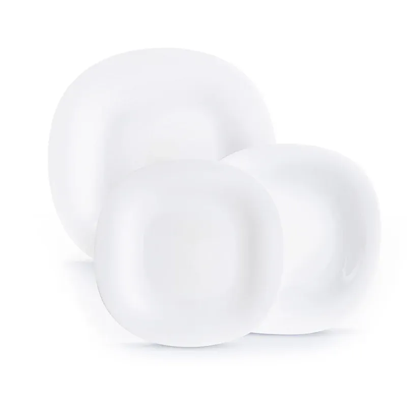 Luminarc Carine Servizio Piatti In Vetro Opale - Set 18 Pz Offerta Speciale