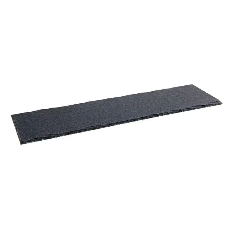 45x12 cm - Ilsa Piatto Vassoio Rettangolare In Ardesia - Set 6 Pz Esclusivo