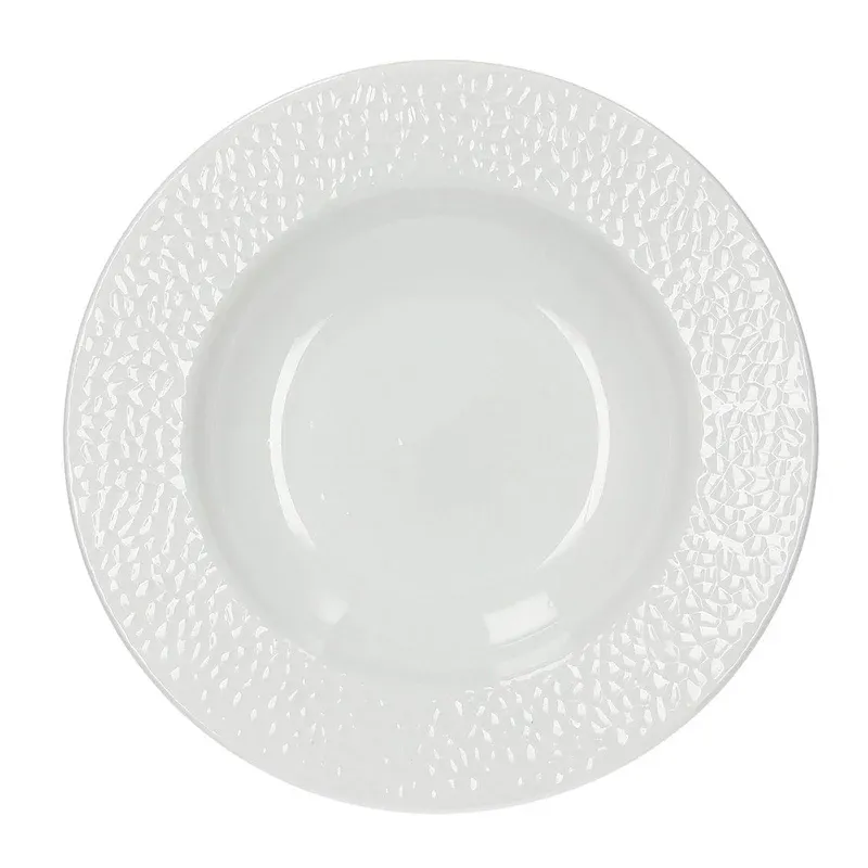 Direttamente Dal Produttore 22 cm - Tognana Golf Piatto Fondo In Porcellana - Set 6 Pz