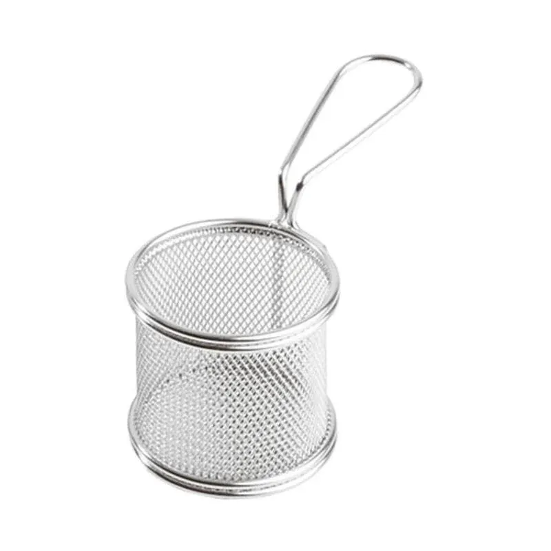 Must-Have 8 cm - Paderno Tableware Buffet & Display Cestello Porta Snack Rotondo In Acciaio Inox