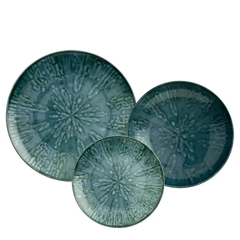 Reso Gratuito Arthur Krupp Fusion Servizio Piatti In Porcellana - Set 12 Pz