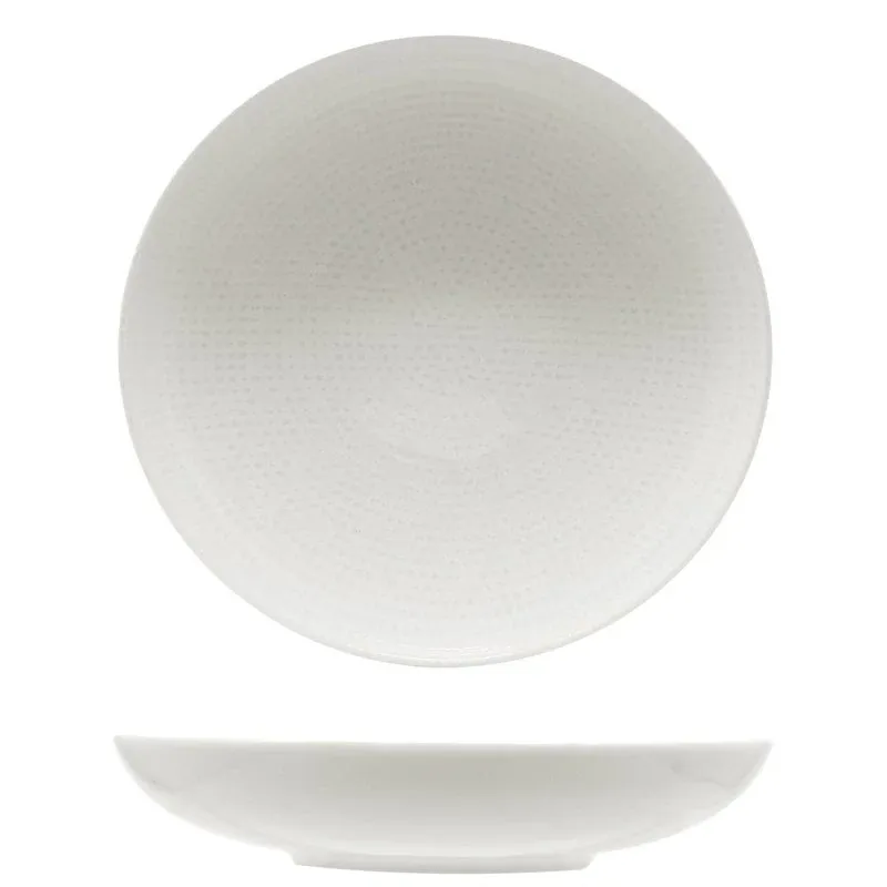22 cm - Saturnia Nail Piatto Fondo In Porcellana - Set 12 Pz Scelto Dai Clienti
