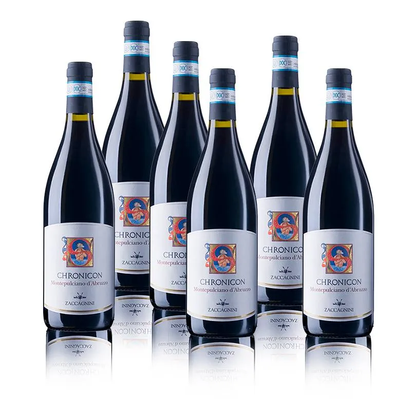 Offerta Chronicon Montepulciano D‘Abruzzo DOC 2019 Cantina Zaccagnini - Set 6 Bottiglie