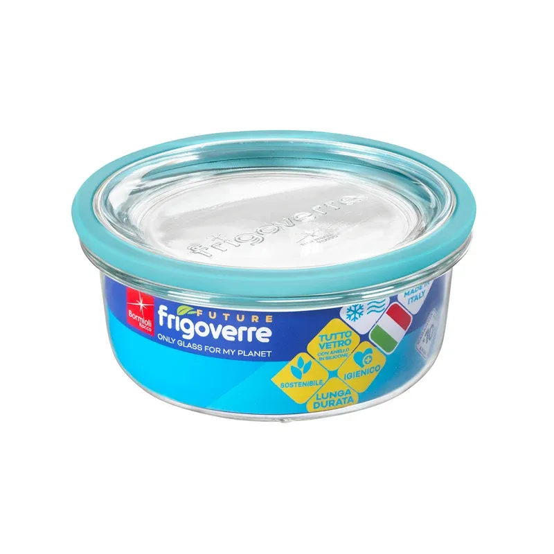Nuova Collezione 14 cm - Bormioli Rocco Frigoverre Future Contenitore Per Alimenti In Vetro Temperato
