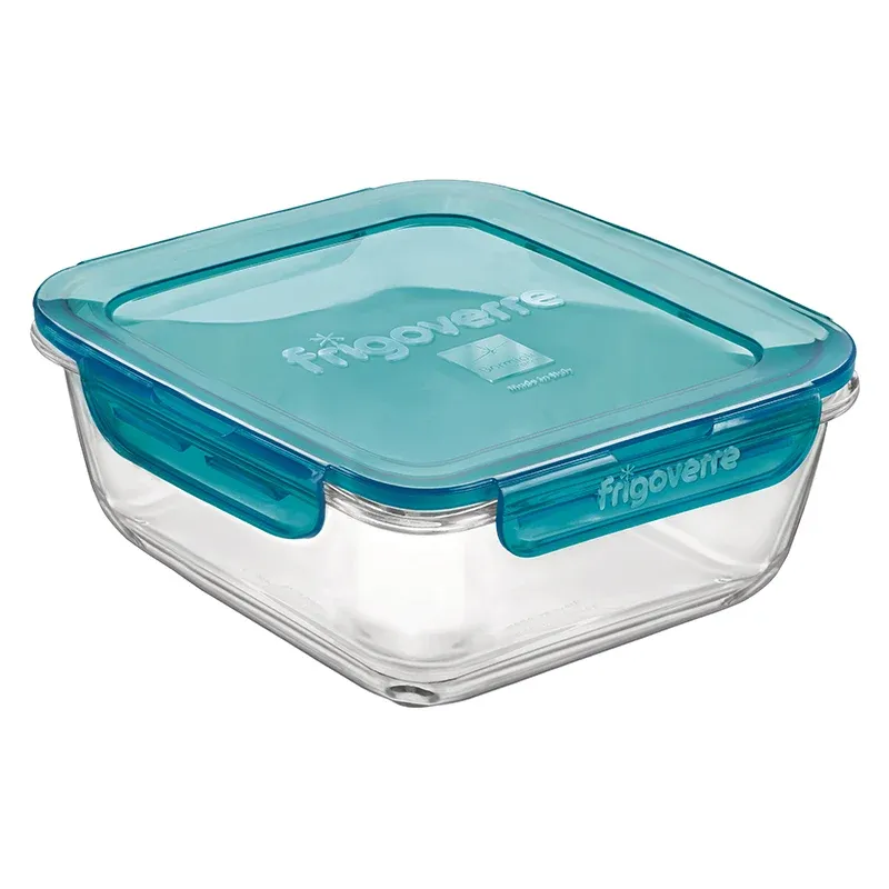 18x18 cm - Bormioli Rocco Frigoverre Evolution Contenitore Per Alimenti Ermetico In Vetro Temperato Più Venduto