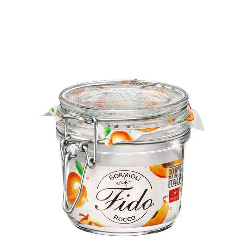 35 cl - Bormioli Rocco Fido Vasetto Ermetico Cilindrico In Vetro Scelto Dai Clienti
