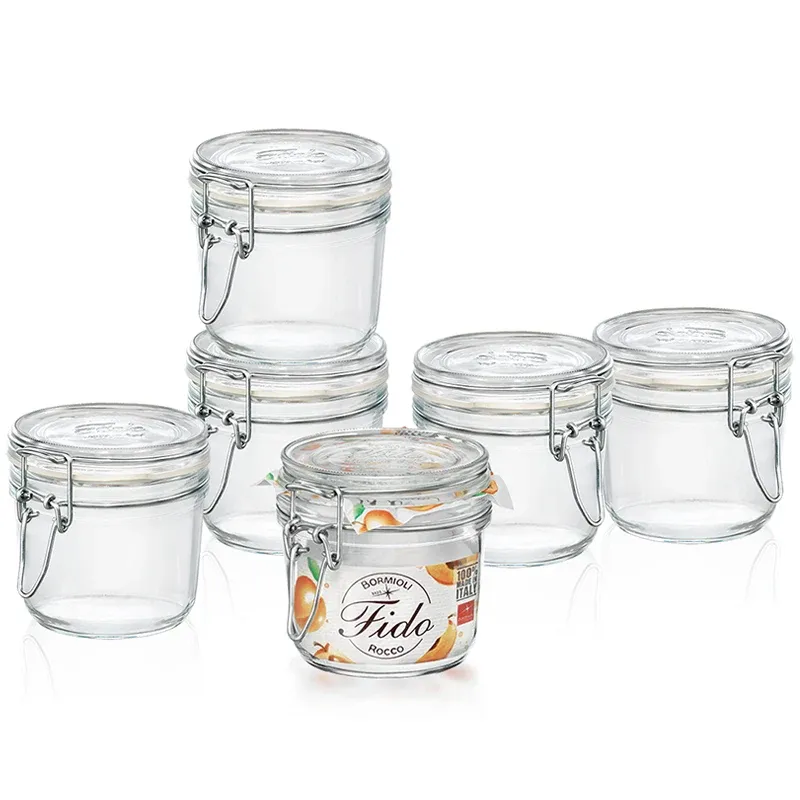 Ultima Occasione 35 cl - Bormioli Rocco Fido Vasetto Ermetico Cilindrico In Vetro - Set 6 Pz