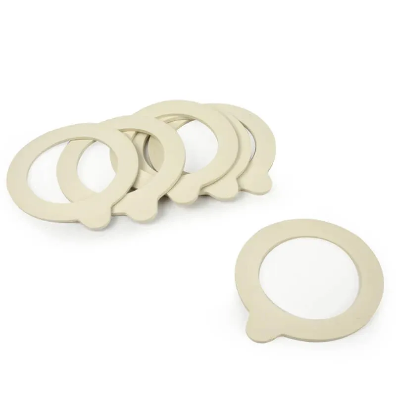 8 cm Bormioli Rocco Fido Guarnizioni Fido In Vetro - Set 6 Pz Esclusivo