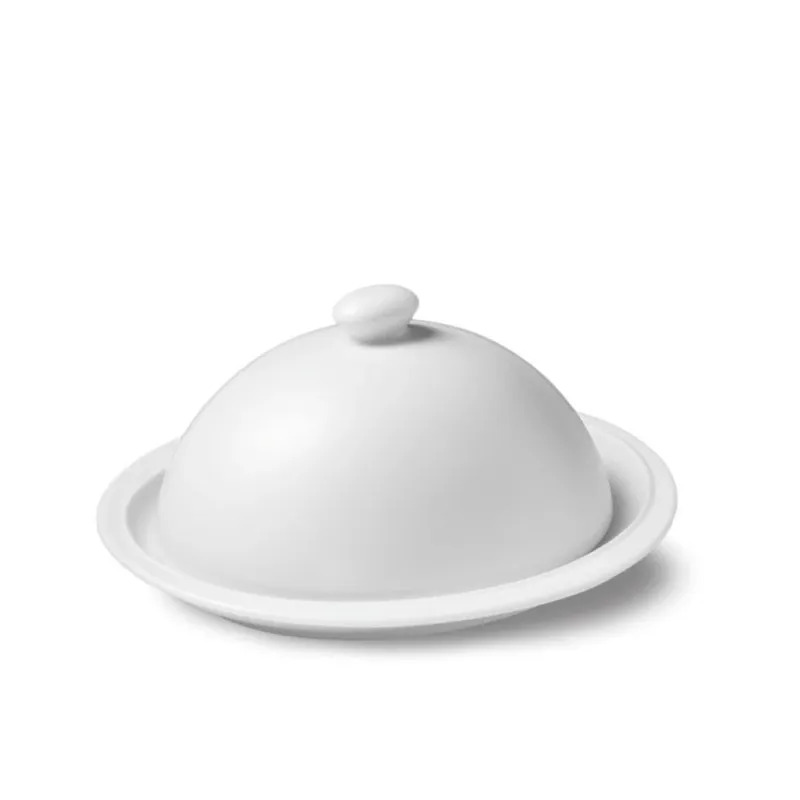 13.5x12 cm - Le Coq Parthenon Piatto Fondo Con Cloche In Porcellana Set 4 Pz Scelto Dai Clienti