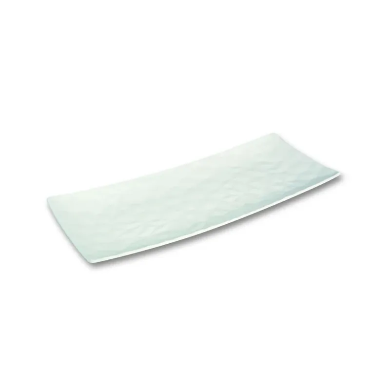 20.5x7.5 cm - Le Coq Hesperis Piatto Presentazione Vassoio Rettangolare In Porcellana Set 6 Pz Nuova Collezione