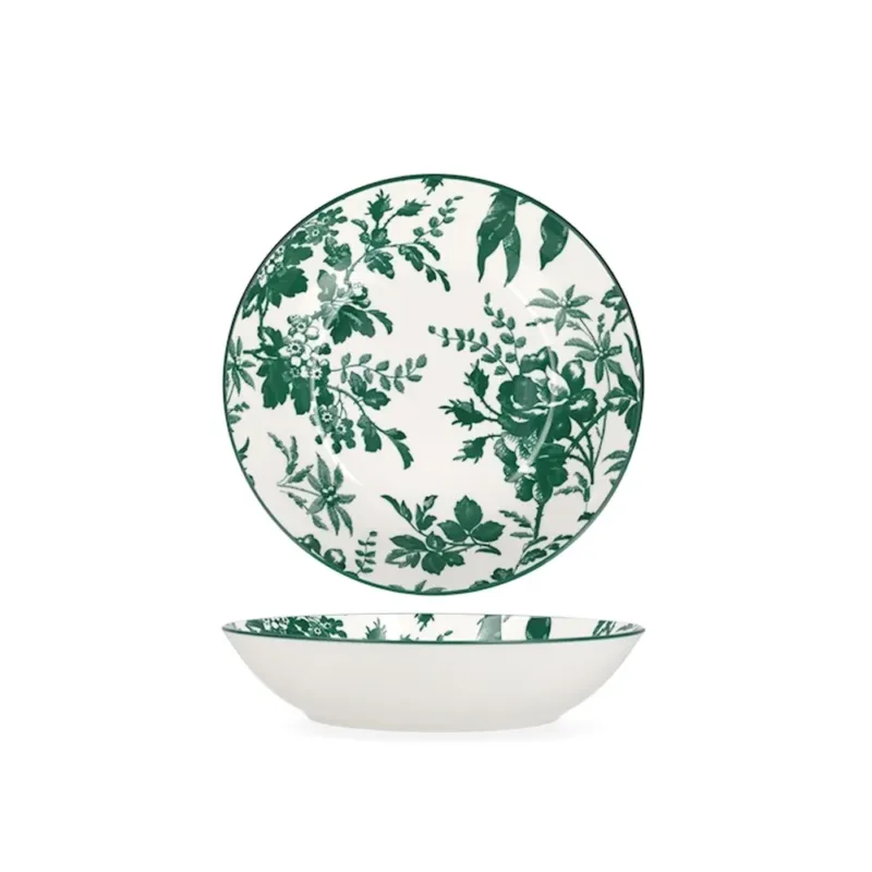 20 cm - H&H Margaret Piatto Fondo In Porcellana - Set 6 Pz Prezzo Scontato