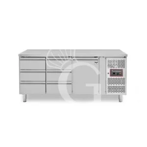 Tavolo Refrigerato 6 cassetti 1 porta -18°C/-22°C - Prof. 700 mm Offerta Lampo