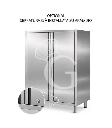 Serratura a chiave già installata per Armadi in acciaio inox Prezzo Conveniente