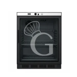 Armadio refrigerato statico - porta vetro - temperatura +2°C/+8°C - capacità 130 LT colore nero Affare