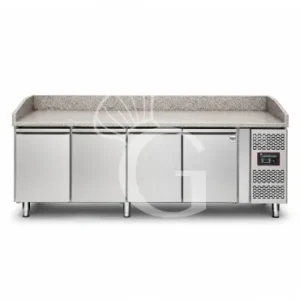 Banco Pizza refrigerato piano in granito 4 porte 770 LT Economico