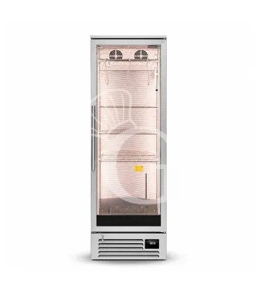 Armadio Refrigerato Professionale per Frollatura Carne +2°C / +10°C con Porta in Vetro - 270 Lt, Lampada UV e Controllo Umidità Ultima Occasione