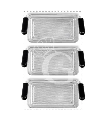 Set di cestelli cuocipasta - 3x GN1/3 H 200mm manici verticali compatibile con SCP1V90G, SCP2V90G, SCP2V90E, SCP1V90E Compra Online